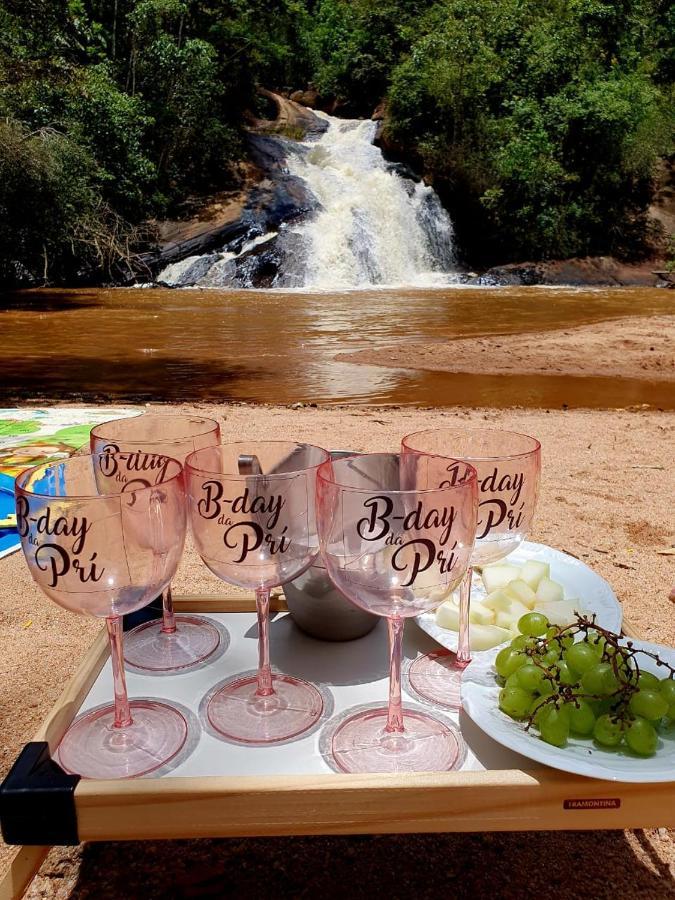 Casa De Campo Banheira, Lareira E Cachoeira Pedra Azul  Εξωτερικό φωτογραφία